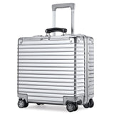 Aluminum Magnesium Alloy Pull Rod Box Carryon Suitcase Female 18 Inch Computer Suitcase Men