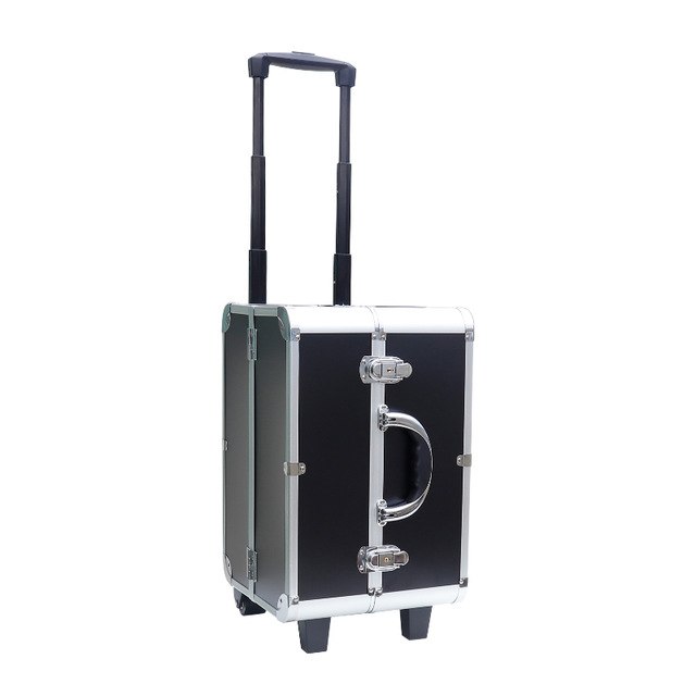 New Women Trolley Cosmetic Case On Wheels,Nails Makeup Toolbox, Multifunction Beauty Tattoo Box