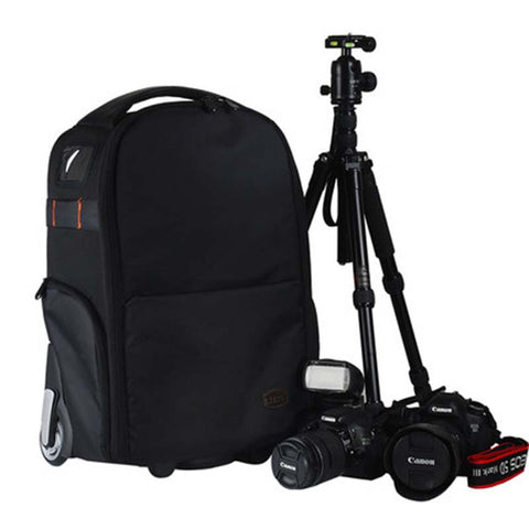 Beasumore Multifunction Photography Rolling Luggage Slr Package Trolley Camera Travel Bag Casual