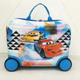 Children Suitcase Travel Locker Handbag Boy Girl Boarding Box Baby Creative Toy Box Luggage Can Sit