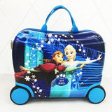 Children Suitcase Travel Locker Handbag Boy Girl Boarding Box Baby Creative Toy Box Luggage Can Sit