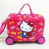 Children Suitcase Travel Locker Handbag Boy Girl Boarding Box Baby Creative Toy Box Luggage Can Sit