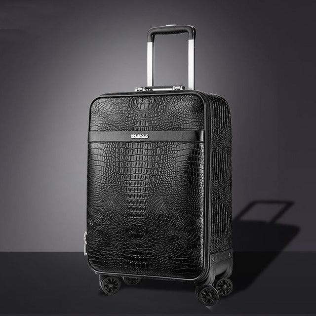 Shop Men Crocodile Pattern Genuine Cow Leathe – Luggage Factory