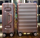 Travel Tale 20" Inch 100% Aluminium Travel Suitcase Spinner Carry On Luggage Trolley On Wheel