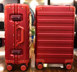Travel Tale 20" Inch 100% Aluminium Travel Suitcase Spinner Carry On Luggage Trolley On Wheel