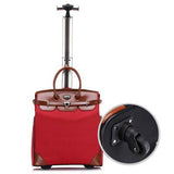 Women Small Carry-On Wheeled Travel Bag Fixed/Spinner Wheels Trolley Bag High Quality Travel