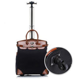 Women Small Carry-On Wheeled Travel Bag Fixed/Spinner Wheels Trolley Bag High Quality Travel