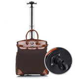 Women Small Carry-On Wheeled Travel Bag Fixed/Spinner Wheels Trolley Bag High Quality Travel