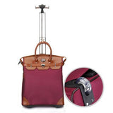 Women Small Carry-On Wheeled Travel Bag Fixed/Spinner Wheels Trolley Bag High Quality Travel