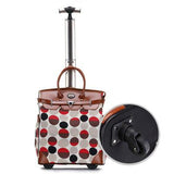 Women Small Carry-On Wheeled Travel Bag Fixed/Spinner Wheels Trolley Bag High Quality Travel