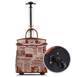 Women Small Carry-On Wheeled Travel Bag Fixed/Spinner Wheels Trolley Bag High Quality Travel