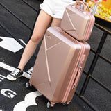 Korean Version Match Girl Lovely Cosmetic Bag 20/22/24/26/28 Inches Students Trolley Case Travel