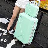 Korean Version Match Girl Lovely Cosmetic Bag 20/22/24/26/28 Inches Students Trolley Case Travel