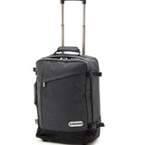Carrylove  Large Capacity Shoulders Travel Bag Ultralight Rolling Luggage Backpack 20 Inch Carry On