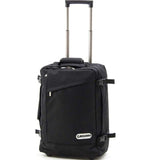 Carrylove  Large Capacity Shoulders Travel Bag Ultralight Rolling Luggage Backpack 20 Inch Carry On