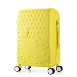 Girls Hello Kitty Suitcase Cute Luggage Set Series 20 24 Inch Child Trolley Suitcase Travel Bag