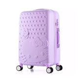 Girls Hello Kitty Suitcase Cute Luggage Set Series 20 24 Inch Child Trolley Suitcase Travel Bag