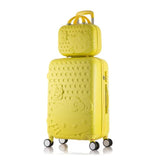 Girls Hello Kitty Suitcase Cute Luggage Set Series 20 24 Inch Child Trolley Suitcase Travel Bag