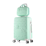Girls Hello Kitty Suitcase Cute Luggage Set Series 20 24 Inch Child Trolley Suitcase Travel Bag