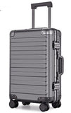 Aluminum-Magnesium Alloy Luggage Female Fashion Aluminum Frame Pull-Rob Box Metal Suitcase Men'S