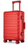 Aluminum-Magnesium Alloy Luggage Female Fashion Aluminum Frame Pull-Rob Box Metal Suitcase Men'S
