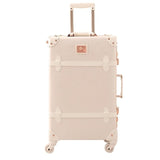 Travel Vintage Luggage Sets Cute Trolley Suitcases Set Lightweight Trunk Retro Style For Women