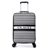 Graspdream 16"18 Inches Women Spinner Fashion Trolley Bag 20 24 Size Travel Suitcase With Handbag
