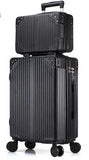 Women Luggage Set Large Spinner Suitcase And Cosmetic Case 2Pcs Sets Coded Suitcase Sets