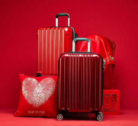 New Lady Baggage Suitcase Business Travel Camping Aluminum Male Wheel Password Boarding Case