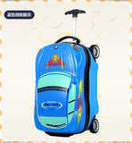 18inch Kids Suitcase 3DCar Children's Luggage Travel Trolley Suitcase set wheels Child school