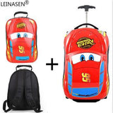 18inch Kids Suitcase 3DCar Children's Luggage Travel Trolley Suitcase set wheels Child school
