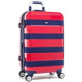 Tommy Hilfiger Rugby Stripe 25in Upright Spinner - Luggage Factory