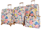 Lily Bloom Luggage 4 Piece Suitcase Collection With Spinner Wheels For Woman (Bliss): Gateway