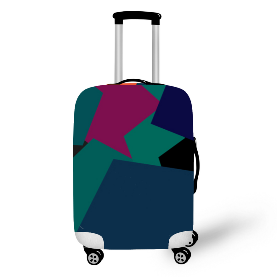 Pentagon Abstract - Luggage Cover From Luggage Factory